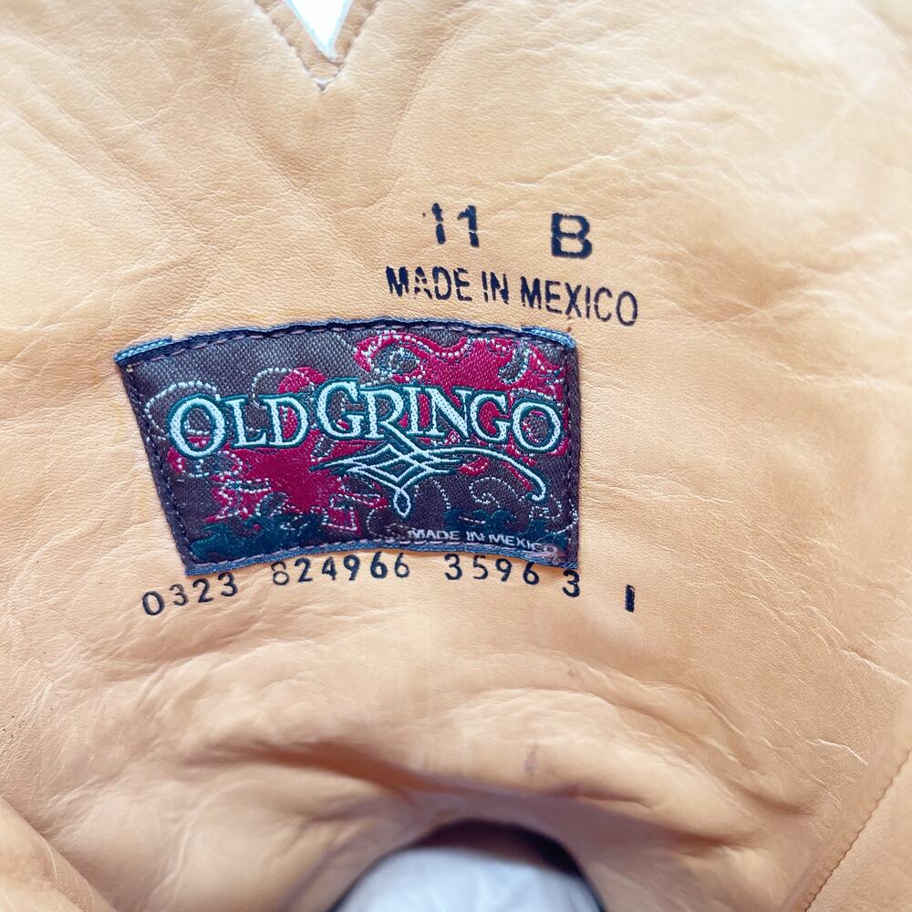 Old Gringo Jackpot Women’s 11 Distressed White Neon Embroidered Cowgirl Boots - Picture 11 of 12